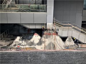 南寧市會展大廈假山水景雕塑